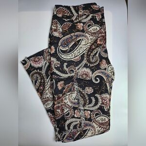 NWT rebel Vengeance Floral Paisley Tapestry Pants 32